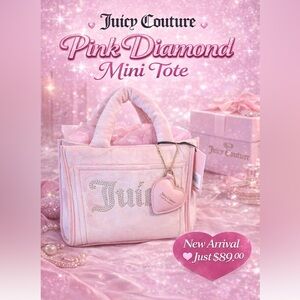 Juicy Couture Pink Diamond Extra Spender Mini Tote